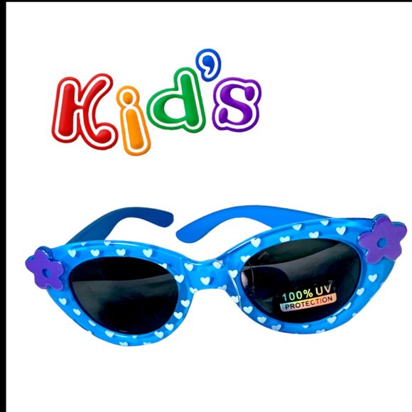 Toddler Sunglasses 100% UV Protection Kids Cute Retro Frames Set 2 Pair - Picture 8 of 14